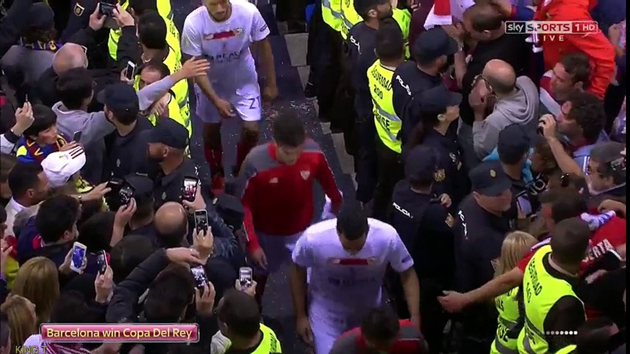 Barcelona Trophy Celebration Presentation Copa Del Rey Champions 2016  22 MAy 2016