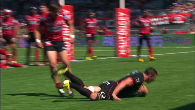 TOP 14 – Oyonnax - Toulouse : 17-25 Essai Louis PICAMOLES (TLS) – J24 – Saison 2015-2016