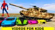 CARS et TANK dans Spiderman Cartoon avec Chansons Funny Superhero for Kids Nursery Rhymes Enfants