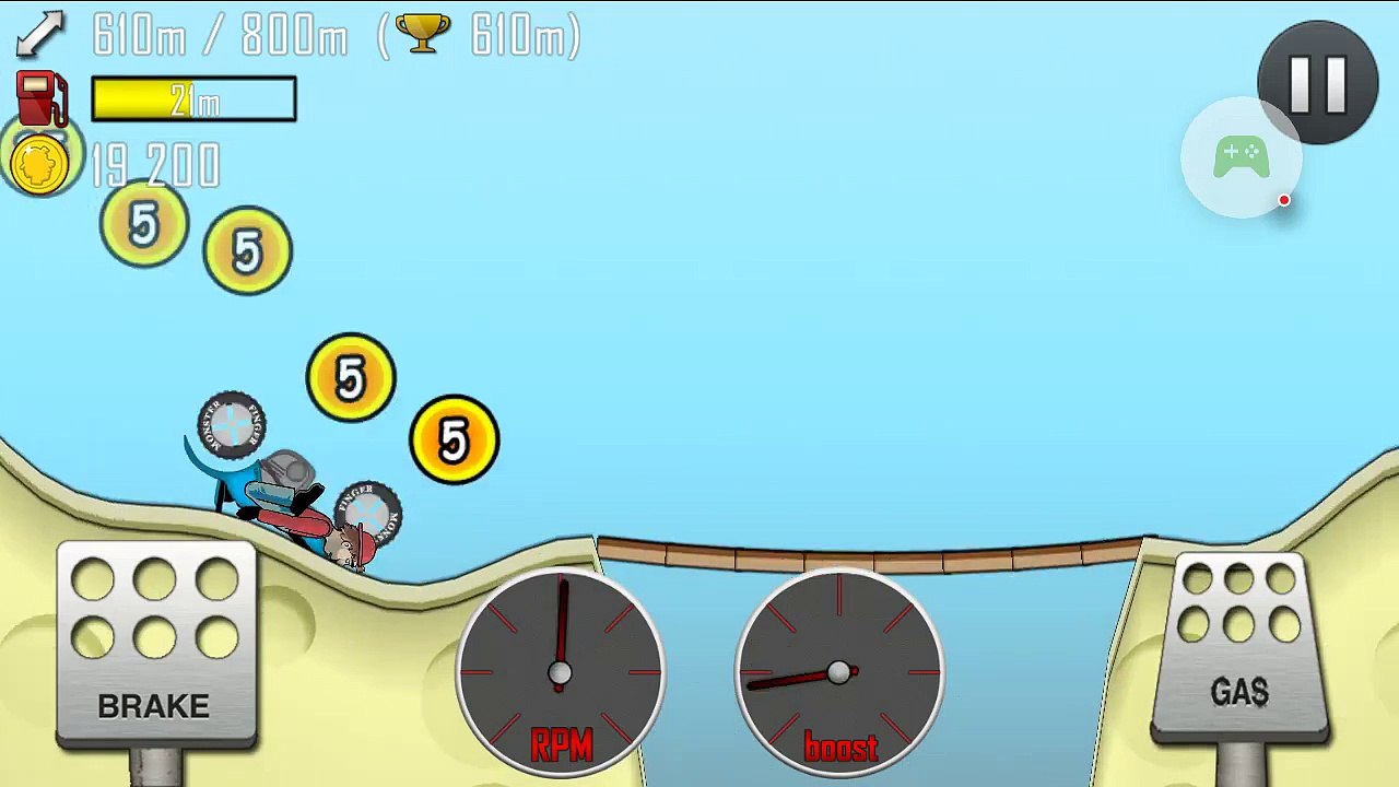 Hill climb racing