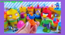 Surprise Eggs Toys Play Doh Kinder Surprise Eggs Disney Frozen Egg Peppa Pig Spongebob Play Dough 0