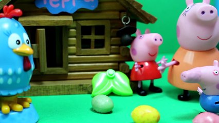 Peppa e Pig George Arruma Confusão com a Galinha Pintadinha