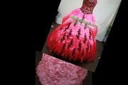 .Elegant Quinceanera Gown dress with rolling flowers. 29