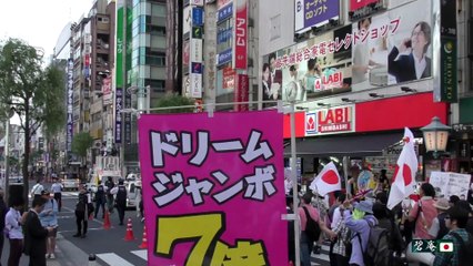 【2016/5/22】舛添知事リコール直前デモin銀座3【車載５倍速＆アルバム付き】