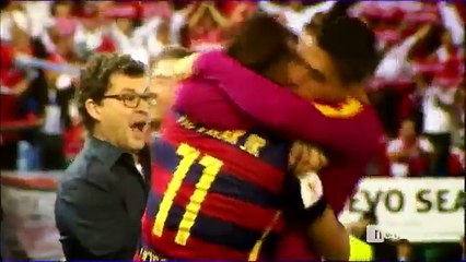 La celebración del Barcelona_ el abrazo de Messi y Luis Enrique, los toiss y la charla de la MSN