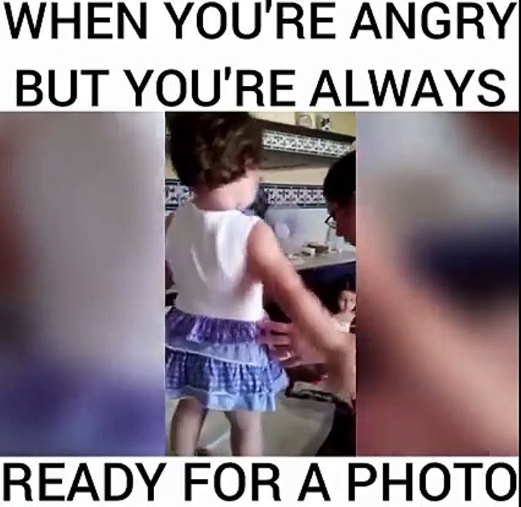 WHEN YOU'RE ANGRY BUT YOU'RE ALWAYS READY FOR A PHOTO