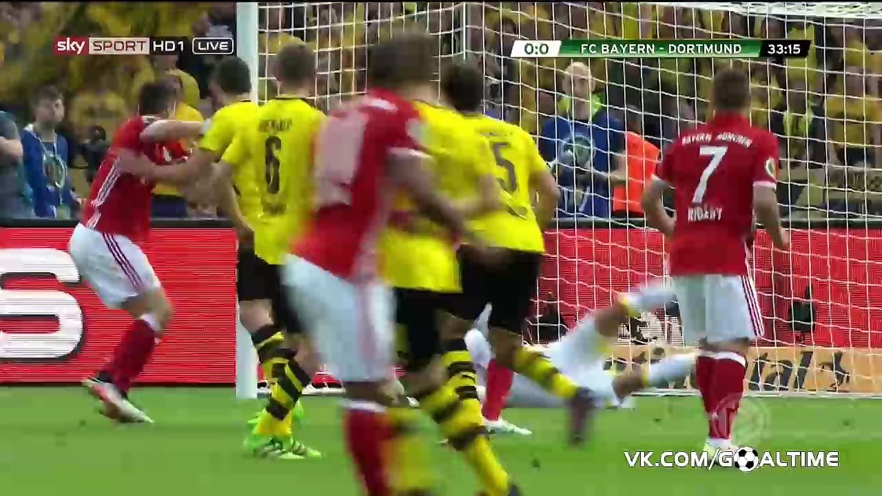 Бавария – Боруссия Д 0_0 (4_3 по пенальти). Обзор матча. Кубок Германии 2015_16. Финал.