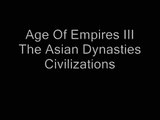 Age of empires the Asian Dynasties Civilizations