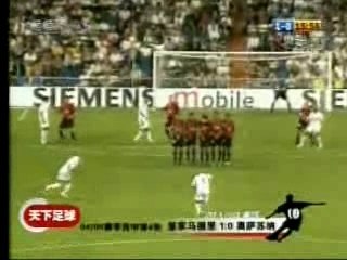 Top20 Beckham Free Kick Goals
