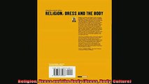 READ book  Religion Dress and the Body Dress Body Culture Full Free