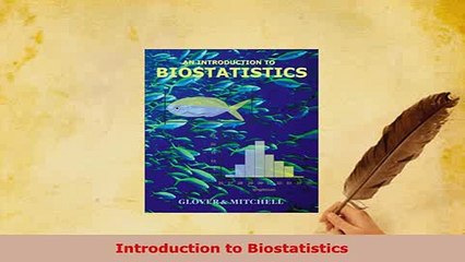 Read  Introduction to Biostatistics Ebook Free