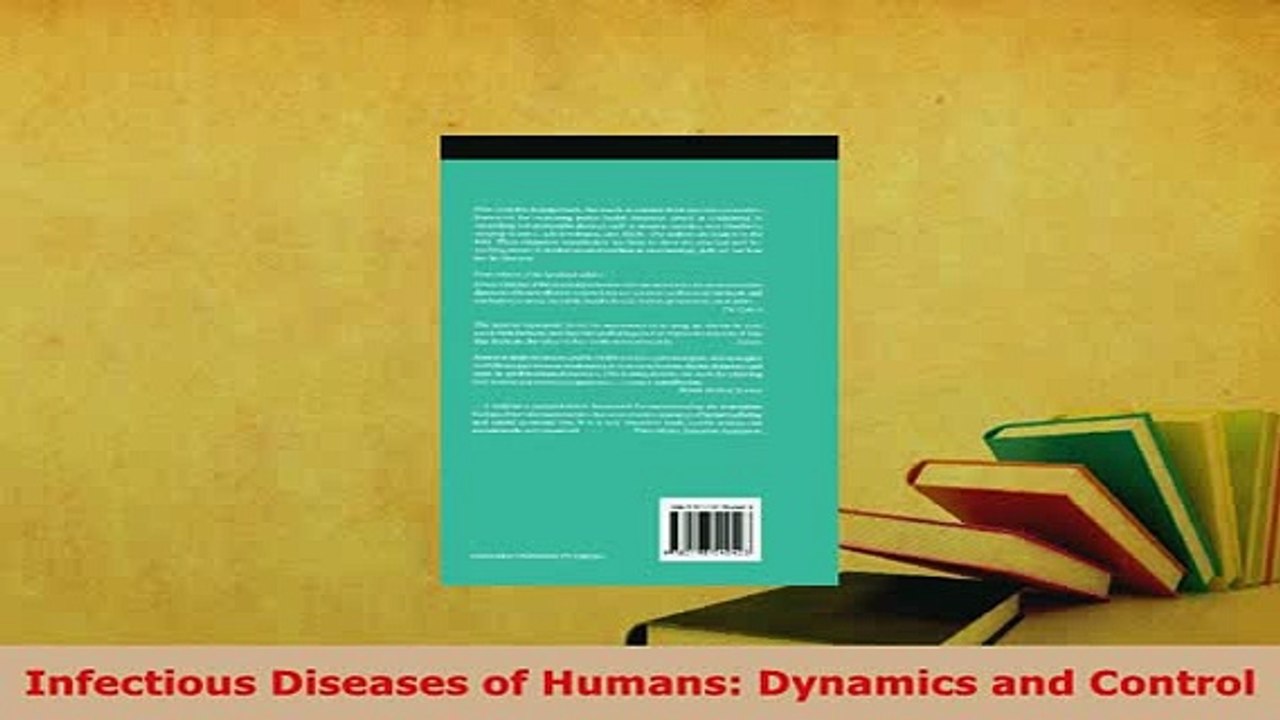 Read  Infectious Diseases of Humans Dynamics and Control Ebook Free
