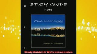 Free PDF Downlaod  Study Guide for Macroeconomics  BOOK ONLINE