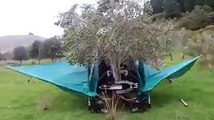 Olive picking machine - إختراع رائع - آلة قطف الزيتون