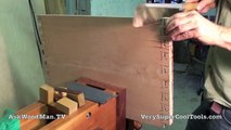 04 Four Drawer Bedside Table • Cutting Away Dovetail Waste