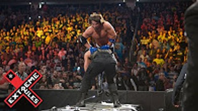 AJ Styles vs. Roman Reigns - Extreme Rules Match 2016 WWE Extreme Rules on WWE Network