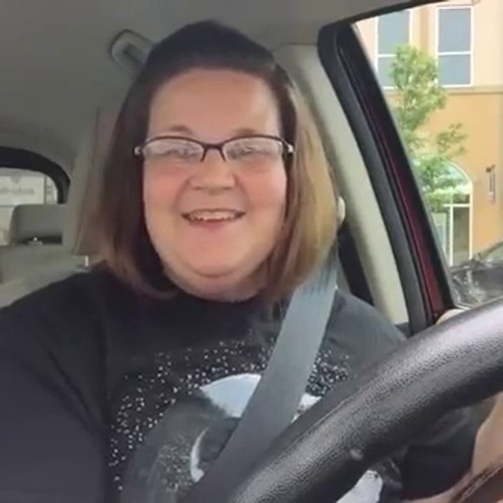 Woman Happy to Wear Chewbacca Mask