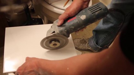Easily Cut a Square Section in Tile