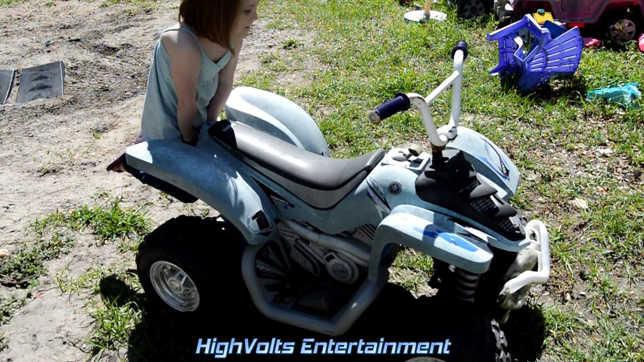 High Volts PW - Running Power wheels W/ RC Car Battery - 3S Lipo Test