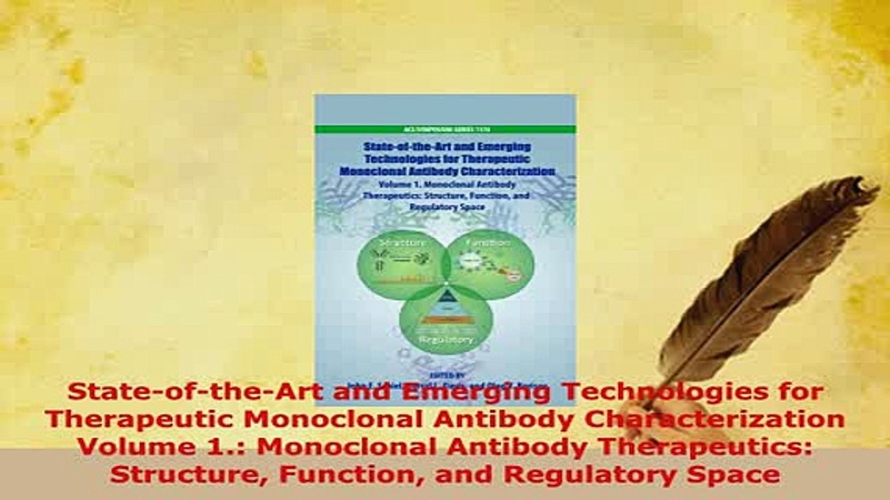 Read  StateoftheArt and Emerging Technologies for Therapeutic Monoclonal Antibody Ebook Free