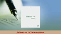 Read  Advances in Immunology Ebook Free