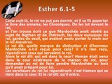 17 Le livre d'Esther chap 06 Texte déroulant et l'audio  vidéo évangile Bible La Parole de Dieu A