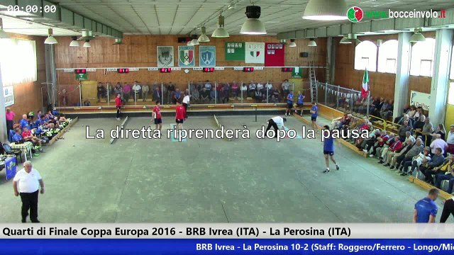 Coppa Europa 2016 - B.R.B. Ivrea Vs La Perosina - Progressivo 2