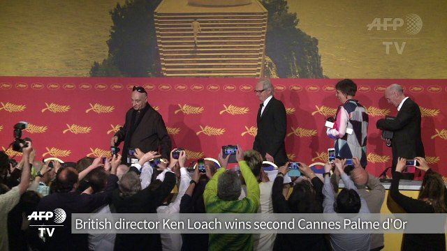 Ken Loach wins second Cannes gold for 'I, Daniel Blake'
