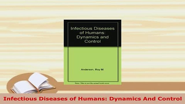 PDF Infectious Diseases of Humans Dynamics And Control EBook