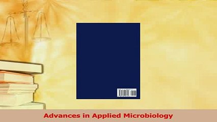 Download  Advances in Applied Microbiology  EBook