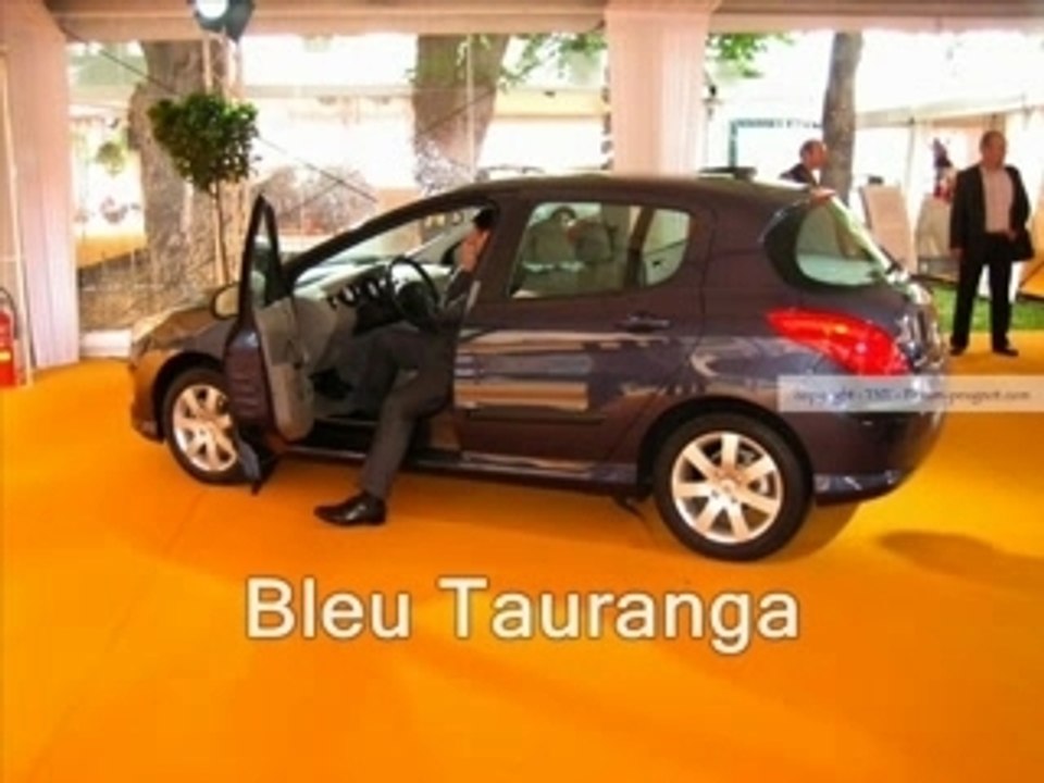 Peugeot 308 : les différentes couleurs