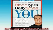 DOWNLOAD FREE Ebooks  Blood Types Body Types And You Revised  Expanded Full Ebook Online Free