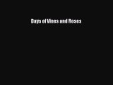 [Read PDF] Days of Vines and Roses  Read Online
