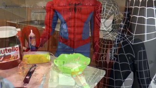 Spiderman in Real Life Cooking Nutella Pancakes | Kid Videos