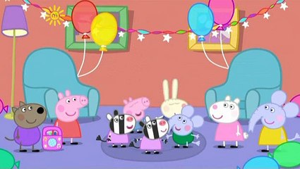 Peppa Pig. Edmond Elephant's Birthday. Mummy Pig and Daddy Pig and George Pig