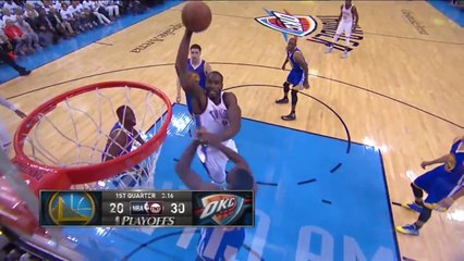 Serge Ibaka postérise les Warriors