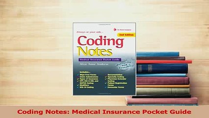 PDF  Coding Notes Medical Insurance Pocket Guide Free Books