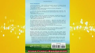 FREE PDF  Green Project Management  BOOK ONLINE