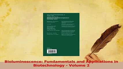 Download  Bioluminescence Fundamentals and Applications in Biotechnology  Volume 2  Read Online