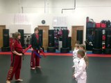Self defense drills at focus karate children's karate academy Edina Mn  try our 30 day Free  tria...