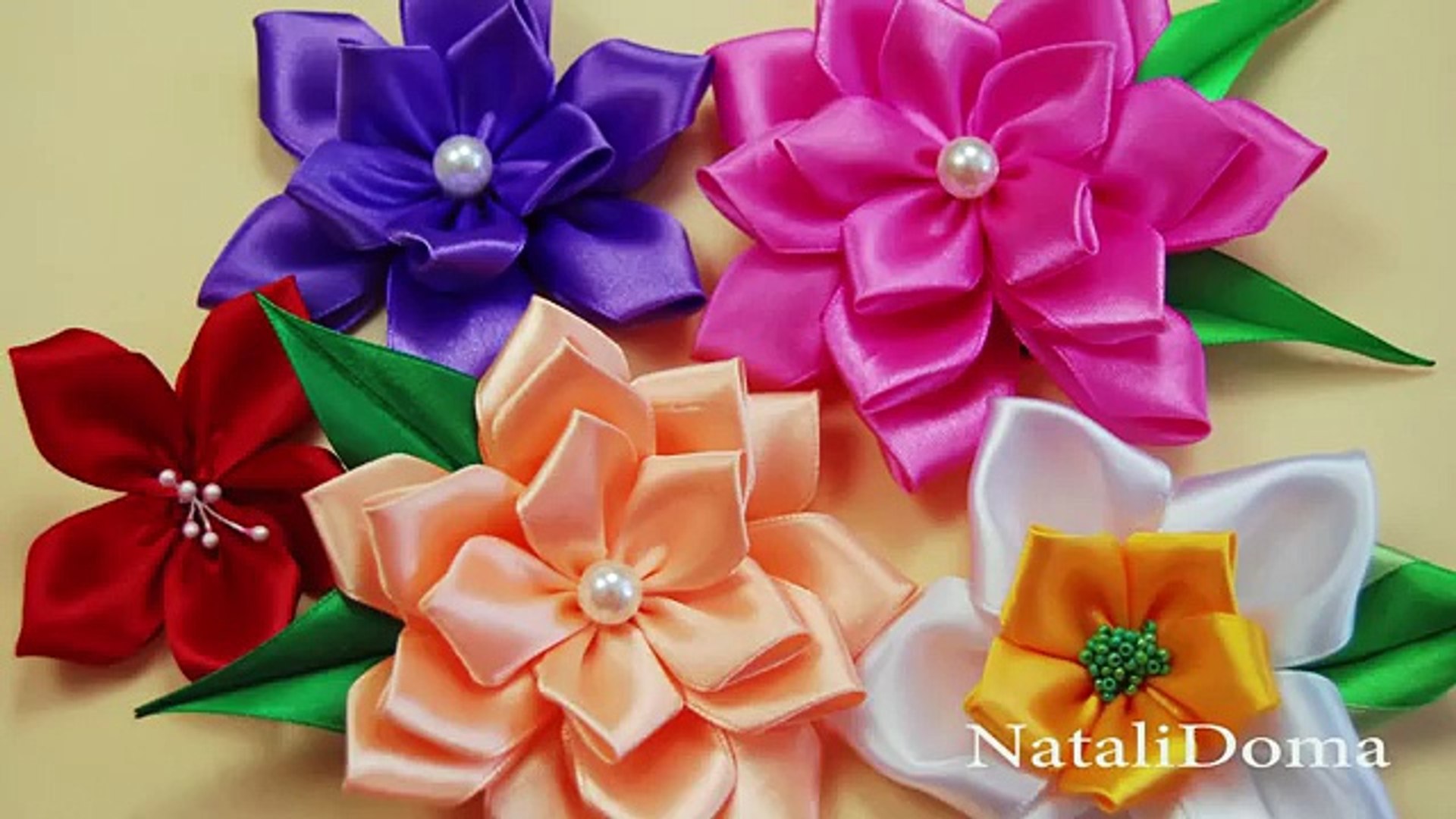 Different Types Of Ribbon Flowers