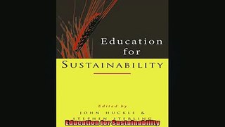 EBOOK ONLINE  Education for Sustainability  DOWNLOAD ONLINE