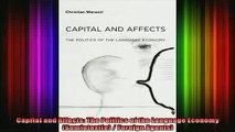 FREE DOWNLOAD  Capital and Affects The Politics of the Language Economy Semiotexte  Foreign Agents  BOOK ONLINE