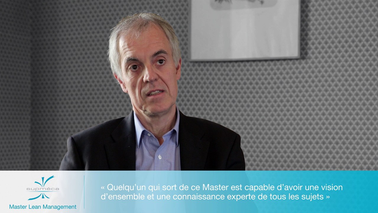 Présentation du mastère spécialisé Lean Management : Performance et santé au travail – Supméca
