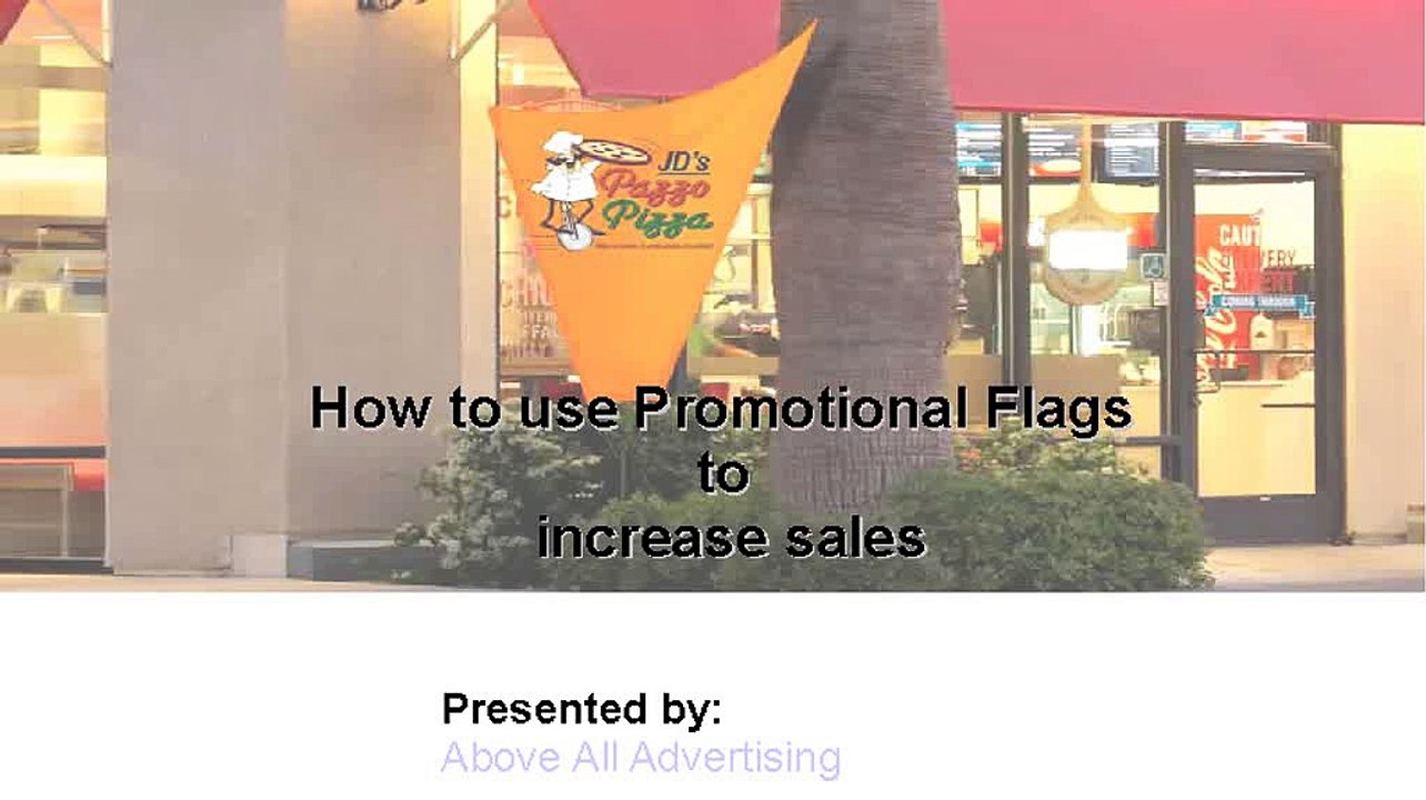 How Promotional Flags increase Sales