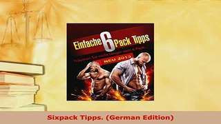 Download  Sixpack Tipps German Edition Ebook
