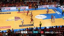 Galatasaray Odeabank 77-62 Pınar Karşıyaka Özet HD - Playoff 3th match