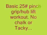 25# hub lift pinch grip.