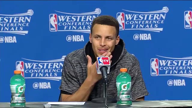 Stephen Curry Postgame Interview - Warriors vs Thunder G3 - May 22, 2016 - 2016 NBA Playoffs