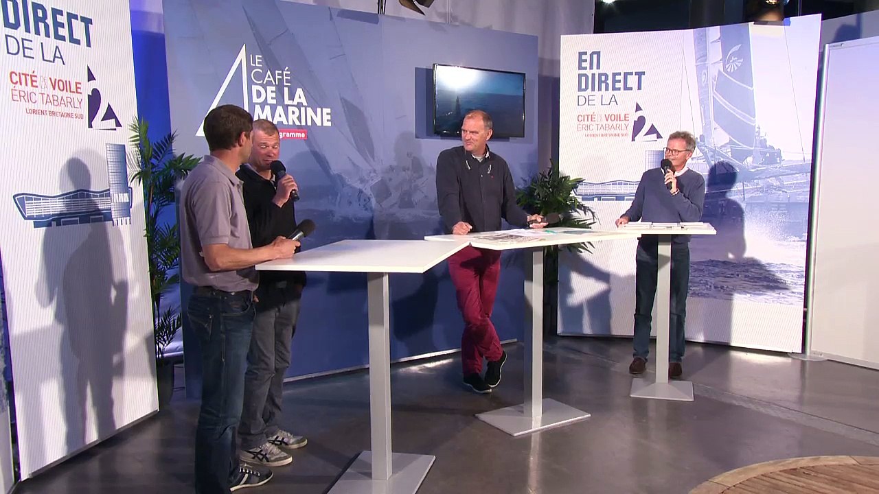 Le Café de la Marine du Télégramme avec Thierry Chabagny et Erwan Tabarly